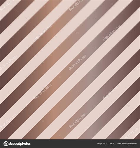 Seamless Diagonal Stripes Pattern Chocolate Brown Nude Easily Change