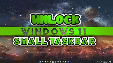 How To Get Small Taskbar In Windows 11 Youtube