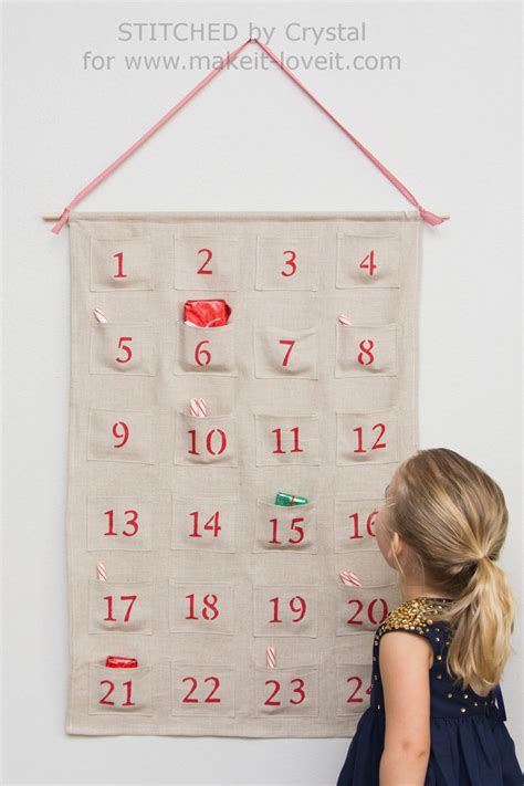 Sew A Simple Advent Calendarfor Christmas Make It And Love It