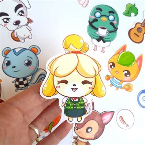 🇬🇧 Animal Crossing Vinyl Stickers Now Available In My Etsy Shop Link