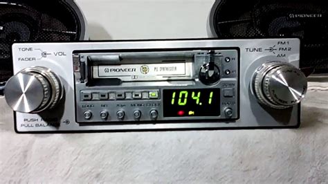 Vintage Pioneer Ke 6100 Am Fm Cassette Car Stereo Wts 698 Youtube