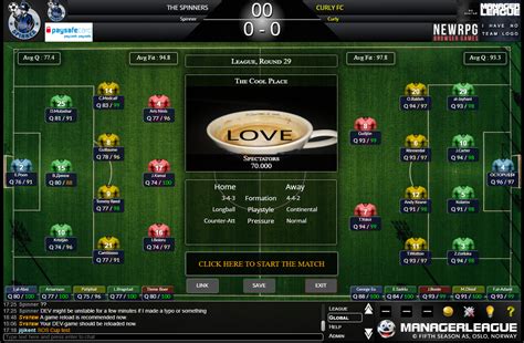 Managerleague Online Soccer Manager Game