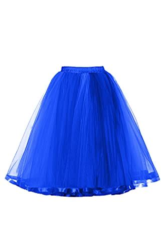 Look Stylish And Elegant With The Best Royal Blue Tulle Skirt