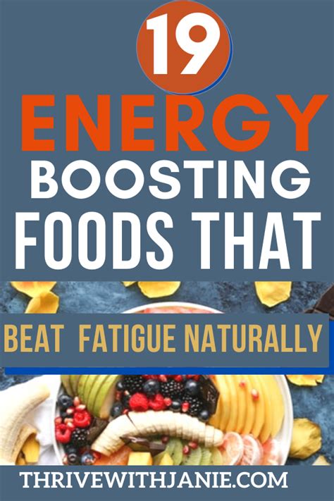 Beat Fatigue Easily With Energy Boosting Foods So You Feel Better And Do More With Your Day