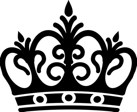 Queen Crown Clip Art Outline