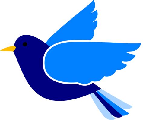 Bird Flight Clip Art Blue Bird Png Download 600505 Free