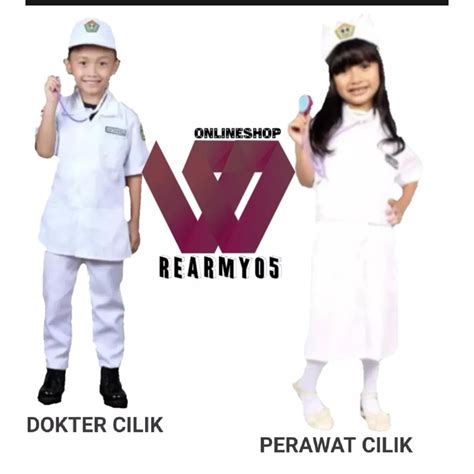 Jual Seragam Dokter Anak Baju Dokter Anak Baju Perawat Anak Kostum Anak Seragam Kesehatan Anak