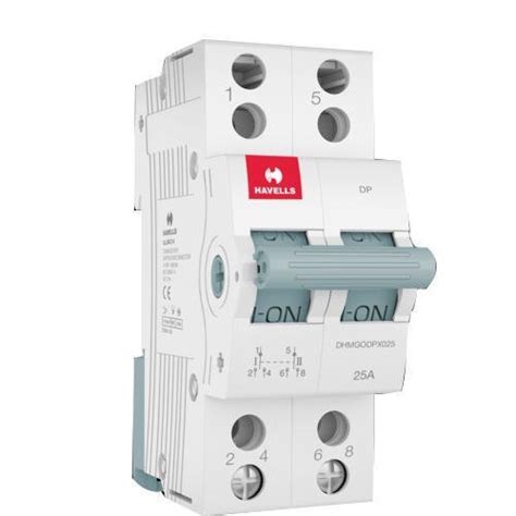 Havells 16a Double Pole Mcb 32a Mcb 25a Dp Mcb At Rs 402piece