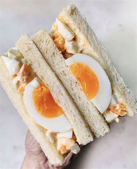 Japanese Egg Sandwich By Peachonomics Quick And Easy Recipe The Feedfeed