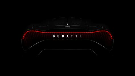 Bugatti La Voiture Noire 2019 Rear Lights Hd Cars 4k