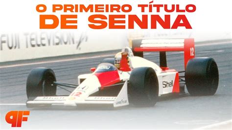 O ÉPICO PRIMEIRO TÍTULO DE AYRTON SENNA Volta a Volta 36 GP do