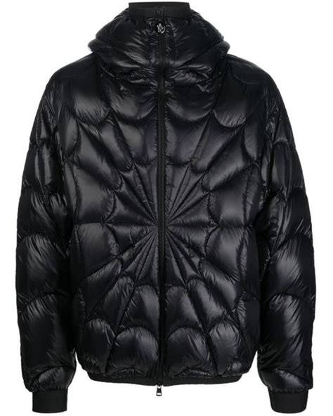 Moncler Goose Violier X Spider Man Down Jacket In Black Lyst Uk