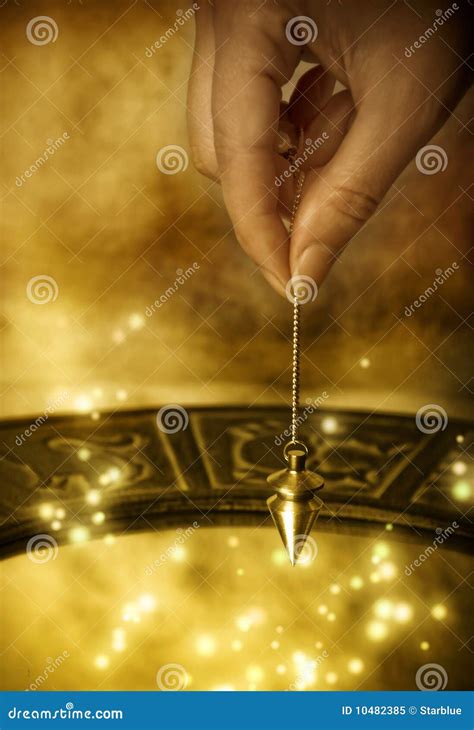 Magic Pendulum Stock Image Image Of Teller Female Mystical 10482385