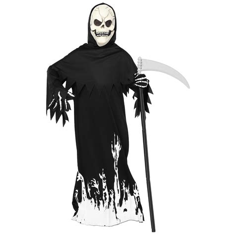 Yesfashion Halloween Grim Reaper Costume For Kids Boys Girlsglow In