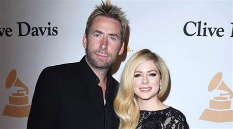 Avril Lavigne Chad Kroeger Show Affection At Pre Grammy Party