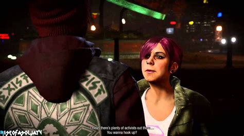 Infamous Second Son Delsin Rowe And Abigail Walker Fetch Kissing Scene Youtube