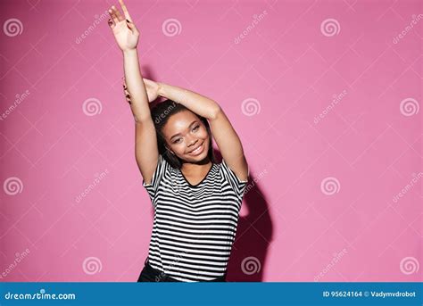 Portrait Of A Young Pretty African Woman Posing Stock Photo Image Of