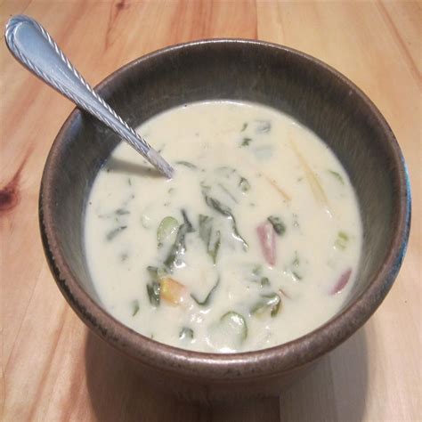Autumn Harvest Creamy Vegetarian Kale Soup Recipe Allrecipes