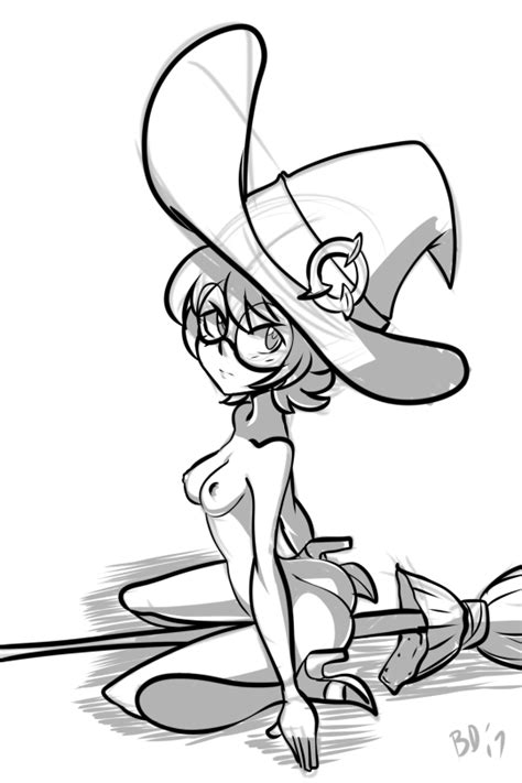 Rule 34 Ass Bigdeadalive Breasts Broom Butt Crack Female Little Witch Academia Lotte Yansson