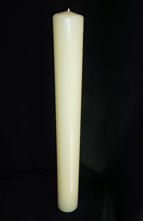Extra Large 25 Inch Tall Church Pillar Candle