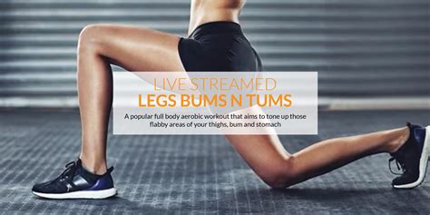 Legs Bums And Tums Live Streamed Online Fitness Classes