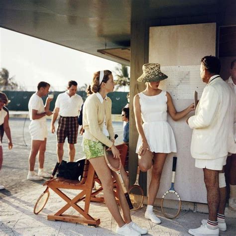 Tennis In The Bahamas 1957 Slim Aarons Open Edition Tennis Summer