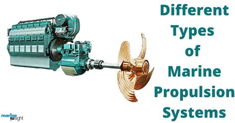 Different Types Of Marine Propulsion Systems Used In The Shipping World