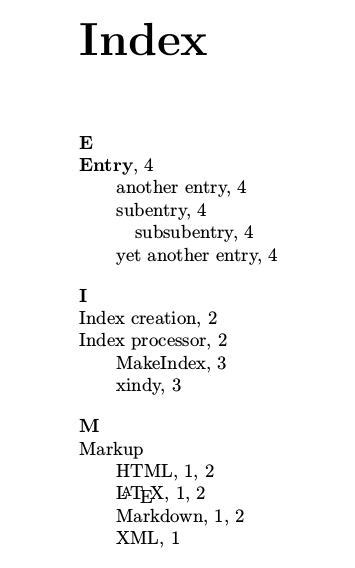 It takes a computer le, prepared according tex. indexing - Printing index in 2 columns with starting letter before every section - TeX - LaTeX ...