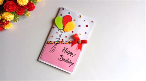 While regular birthday cards are awesome, making your own paper scroll and writing out your thoughts and wishes to the one you're celebrating, will if you have any pressed flowers at home, then it may be a great idea to use them to make some really beautiful birthday cards for your loved ones. Beautiful Handmade Birthday Card idea -DIY GREETING cards ...