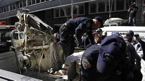 suspected 9 11 plane part removed from between 2 nyc buildings no human remains found at site