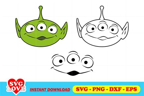 Alien Toy Story SVG - Gravectory
