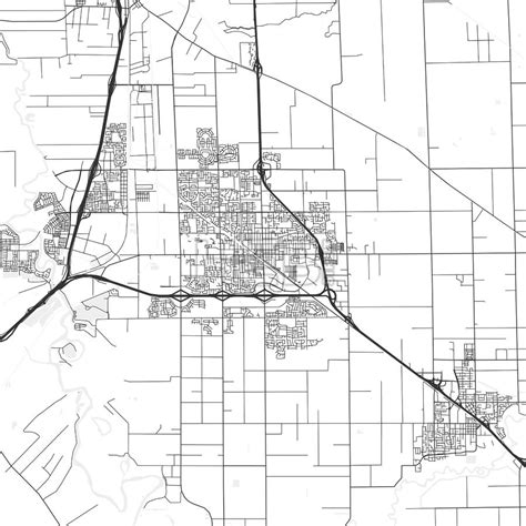 Manteca California Area Map Light Hebstreits Sketches Area Map