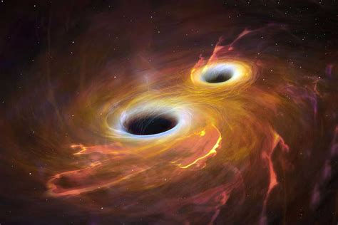 Nasa Shares Images Showing Two Supermassive Black Holes Merging Tech