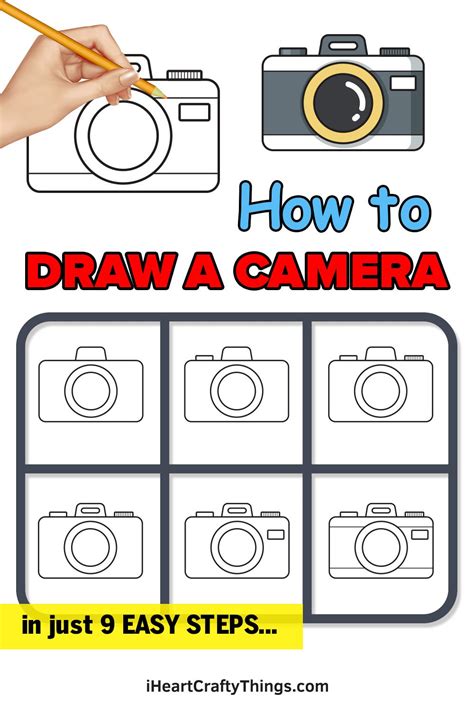 How To Draw A Camera Step By Step Guide Art Drawings For Kids