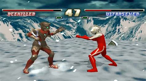 Ultraman Fighting Evolution Ps1 Play As Ace Killer Youtube