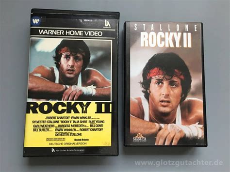 Rocky 2 Warner Home Video Vhs Erstauflage Vergleich Stallone