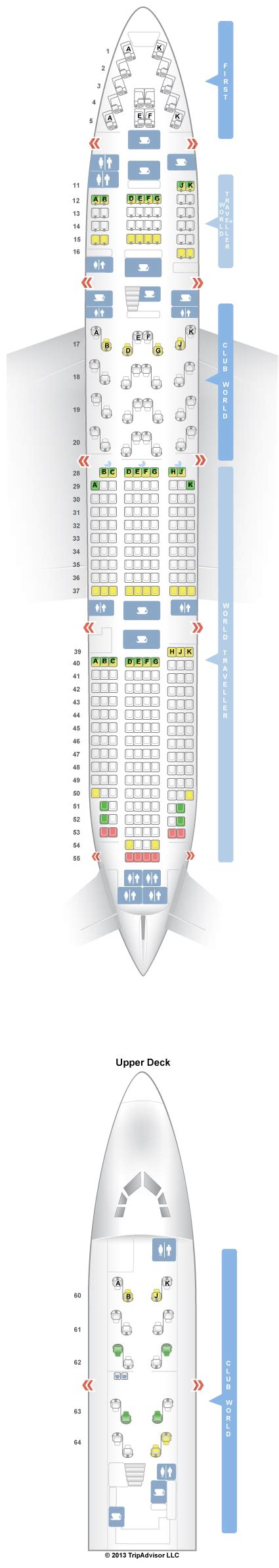 Seatguru Seat Map British Airways Boeing 747 400 744 V1