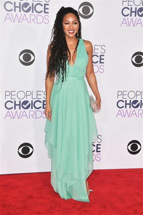 Meagan Good At The Peoples Choice Awards Bootymotiontv