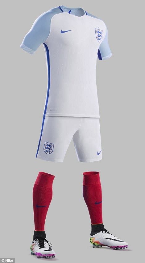 New England Kit Euro 2016 Football Shirts Revealed Daily Mail Online