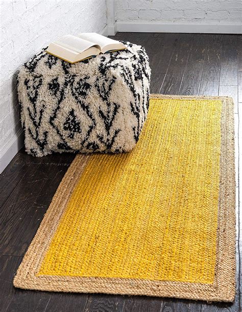 Handmade Natural Cotton And Jute Runner Braided Vintage Weave Etsy