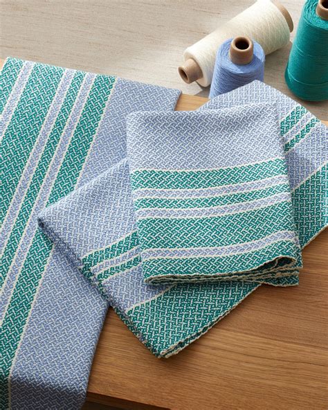 Plaited Twill Towels Weaving Pattern Gist Yarn
