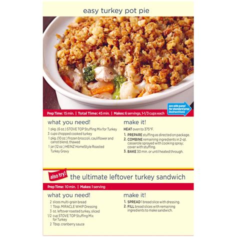 Stove Top Turkey Stuffing Mix Side Dish Twin Pack 2 Ct Pack 6 Oz