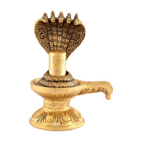 Brass Shivling With Snake Statue Rani Arts And Teak Rani Arts And Teak