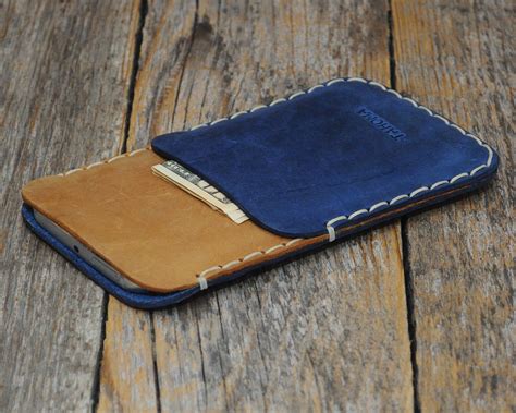 Leather Case For Samsung Galaxy Sleeve Pouch Custom Sizes Free