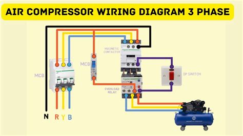 Air Compressor Wiring Diagram 3 Phase Auto Cut Off Switch For Air