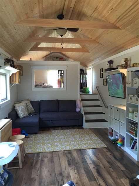 39′ Gooseneck Tiny House W Loft Best Tiny House Tiny House Cabin