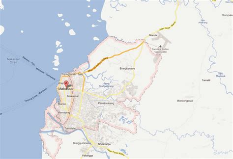 Makassar Map Indonesia