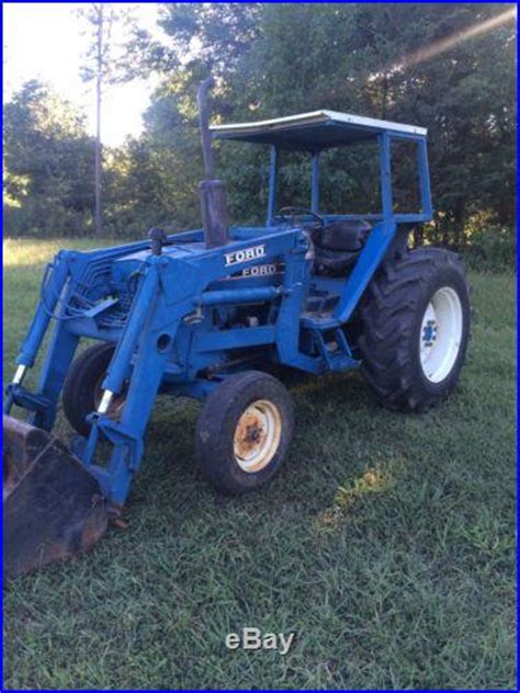 Ford 4610 Tractor W Front End Loader Runs And Works Looks Rough
