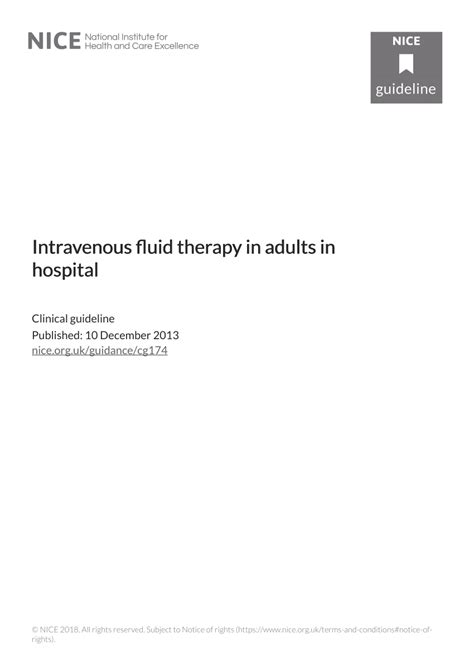 Pdf Intravenous Fluid Therapy In Adults In Hospital Pdf 35109752233669