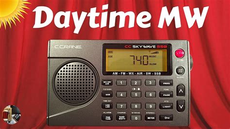 Ccrane Cc Skywave Ssb Shortwave Radio Daytime Mw Youtube